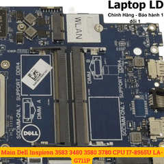 Main Dell Inspiron 3583 3480 3580 3780 CPU I7-8565U LA-G711P