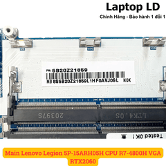Main Lenovo Legion 5P-15ARH05H CPU R7-4800H VGA RTX2060