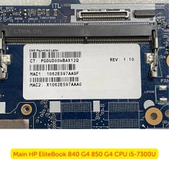 Main HP EliteBook 840 G4 850 G4 CPU i5-7300U