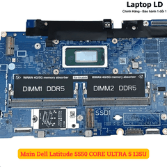 Main Dell Latitude 5550 CORE ULTRA 5 135U