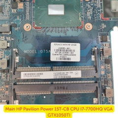 Main HP Pavilion Power 15T-CB CPU I7-7700HQ VGA GTX1050TI
