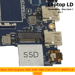 Main Dell Inspiron 3583 3480 3580 3780 CPU I7-8565U LA-G711P