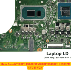 Main Asus N7600PC X7600PC V3500P X3400PC K3500PC CPU I7 VGA