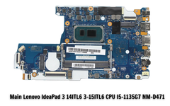 Main Lenovo IdeaPad 3 14ITL6 3-15ITL6 CPU I5-1135G7 NM-D471