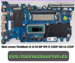 Main Lenovo ThinkBook 15 14 G4 IAP CPU I7-1260P 16G LA-L931P