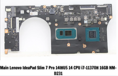 Main Lenovo IdeaPad Slim 7 Pro 14IHU5 14 CPU i7-11370H 16GB NM-D231
