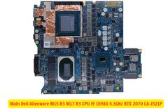 Main Dell Alienware M15 R3 M17 R3 CPU i9 10980 5.3GHz RTX 2070 LA-J521P