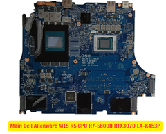 Main Dell Alienware M15 R5 CPU R7-5800H RTX3070 LA-K453P