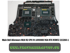 Main Dell Alienware M18 R2 CPU I9-14900HX VGA RTX R5W53 213260-1