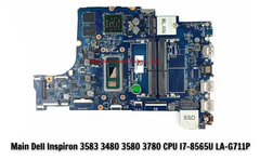Main Dell Inspiron 3583 3480 3580 3780 CPU I7-8565U LA-G711P