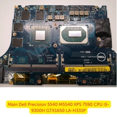 Main Dell Precision 5540 M5540 XPS 7590 CPU i5-9300H GTX1650 LA-H331P