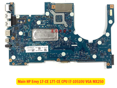 Main HP Envy 17-CE 17T-CE CPU I7-10510U VGA MX250