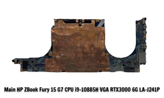 Main HP ZBook Fury 15 G7 CPU i9-10885H VGA RTX3000 6G LA-J241P