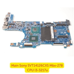 Main Sony SVT14126CXS Mbx-278 CPU I3-3217u