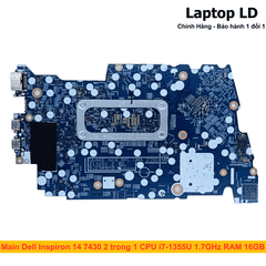 Main Dell Inspiron 14 7430 2 trong 1 CPU i7-1355U 1.7GHz RAM 16GB