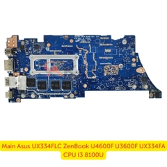 Main Asus UX334FLC ZenBook U4600F U3600F UX334FA​ CPU I3 8100U