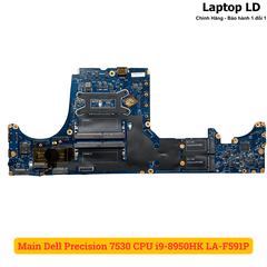 Main Dell Precision 7530 CPU i9-8950HK LA-F591P