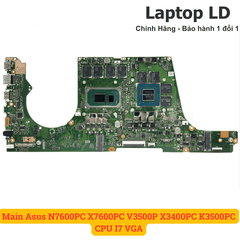 Main Asus N7600PC X7600PC V3500P X3400PC K3500PC CPU I7 VGA