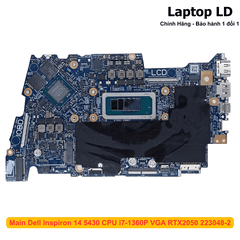 Main Dell Inspiron 14 5430 CPU i7-1360P VGA RTX2050 223048-2