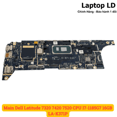 Main Dell Latitude 7320 7420 7520 CPU I7-1185G7 16GB LA-K371P