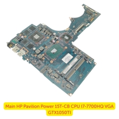 Main HP Pavilion Power 15T-CB CPU I7-7700HQ VGA GTX1050TI