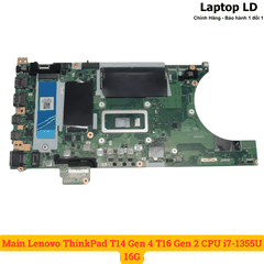 Main Lenovo ThinkPad T14 Gen 4 T16 Gen 2 CPU i7-1355U 16G