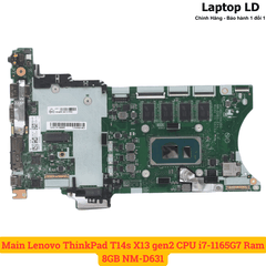 Main Lenovo ThinkPad T14s X13 gen2 CPU i7-1165G7 Ram 8GB NM-D631