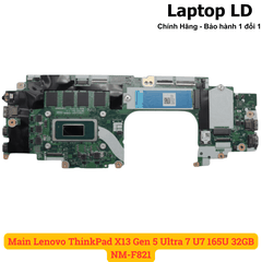 Main Lenovo ThinkPad X13 Gen 5 Ultra 7 U7 165U 32GB NM-F821