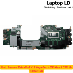 Main Lenovo ThinkPad X13 Yoga Gen 4 X13 Gen 4 CPU i7-1355U 16G