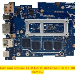 Main Asus ZenBook 14 UX434FLC UX434FAC CPU I3 TH10 Ram 8G