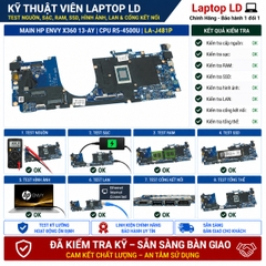 Test kiểm tra main HP Envy x360 13-AY Ryzen 5 4500U