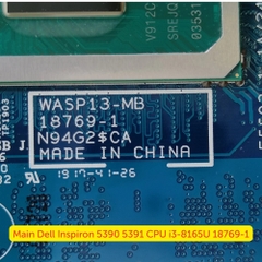 Main Dell Inspiron 5390 5391 CPU i3-8165U 18769-1