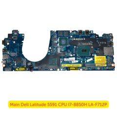 Main Dell Latitude 5591 CPU I7-8850H LA-F712P