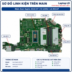 Main Acer Aspire 5 A515-57 | CPU i5-1235U LA-M211P