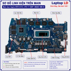 Main Acer Aspire SFX14-51G | CPU i7-1260P | NB2631-MB-V4