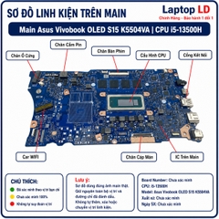 Main Asus Vivobook OLED S15 K5504VA | CPU I5-13500H