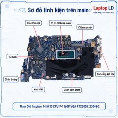 Main Dell Inspiron 14 5430 | 16 5630 | CPU i5-1335U | 223048-2