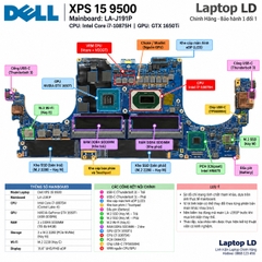 Main Dell XPS 15 9500 | CPU i7-10875H / GTX 1650Ti LA-J191P