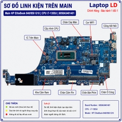 Main HP EliteBook 840/850 G10 | CPU i7-1355U | 6050A3461401