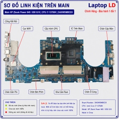 Main HP Zbook Power 840/850 G10 | CPU i7-13700H | DAXW5IMBCE0