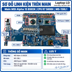 Main MSI Alpha 15 B5EEK / CPU R7 5800H | MS-158L1