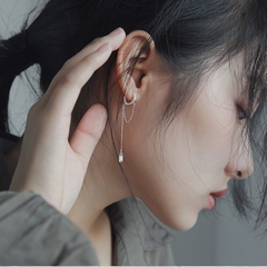 BÔNG TAI BẠC KHOEN TRÒN B80
