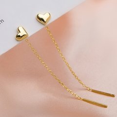 BÔNG TAI BẠC HẠT VUÔNG B50