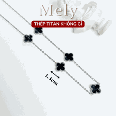 Dây chuyền titan cỏ 4 lá nhỏ TT157