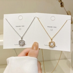 Dây chuyền đính zircon tinh xảo VV33