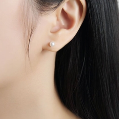 Bông tai hạt châu basic nhiều màu R06