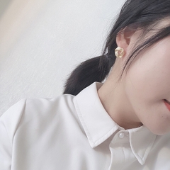 BÔNG TAI MẠ VÀNG HÌNH XOẮN VINTAGE  D2-09