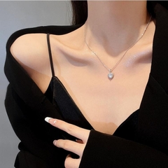 Dây chuyền hình tim đính zircon tinh xảo VV35