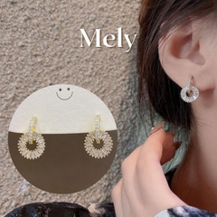 Bông tai đính đá cao cấp VV39