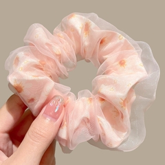 Buộc tóc Scrunchies voan 2 lớp nữ tính dể thương T22
